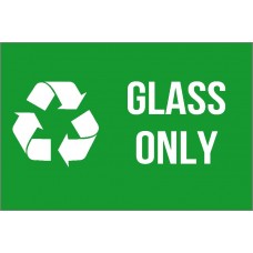 Glass Only Sign Glass Only Sign